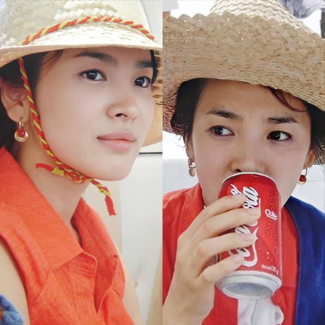 Nhan sắc của Song Hye Kyo xuất chúng đến nỗi cân đẹp mọi kiểu mũ dù sến hay lỗi thời tới đâu-3