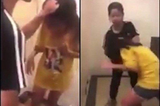 Nghệ An: Bé gái lớp 5 khóc lóc, van xin vẫn bị nhóm nữ sinh lớp 7 túm tóc, tát liên tiếp vào mặt