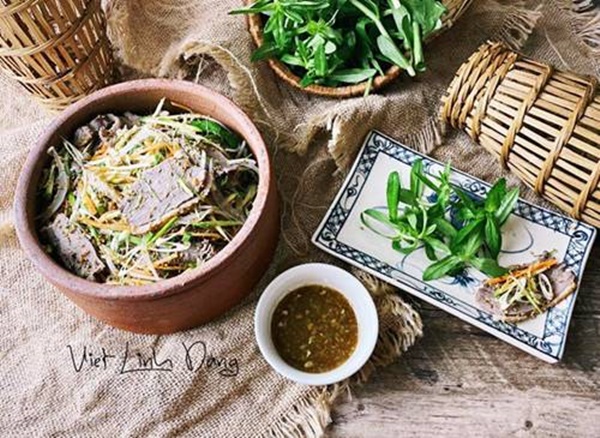 Bố chồng dạy làm món tái ngan, con dâu thực hành khiến ai cũng thèm chảy nước miếng-1