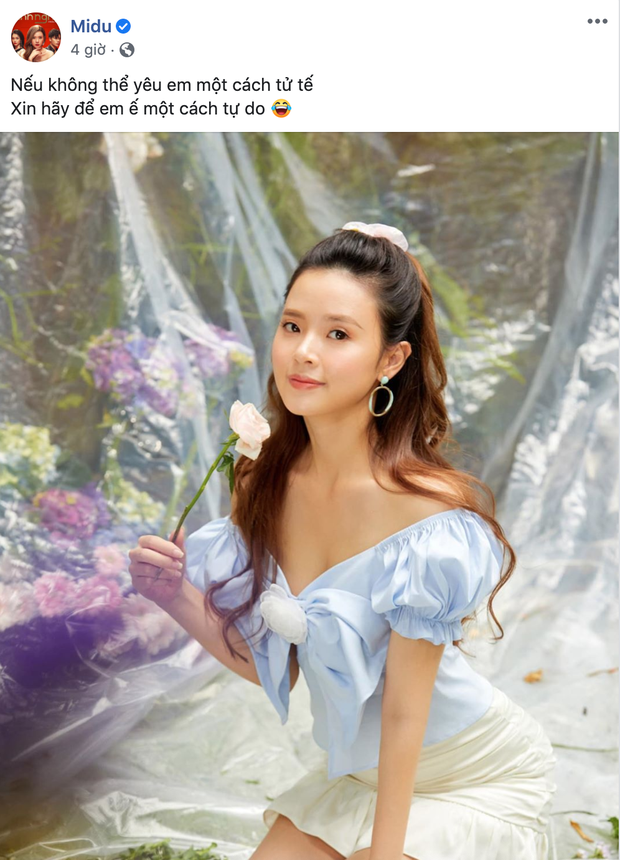 Cùng một buổi tối mà hết Midu đến thiếu gia Phan Thành nói triết lý về tình yêu dang dở, dân tình lại rần rần đẩy thuyền-1