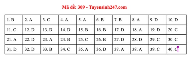 Đáp án đề thi môn Lịch sử tốt nghiệp THPT Quốc gia 2020 (24 mã đề)-3