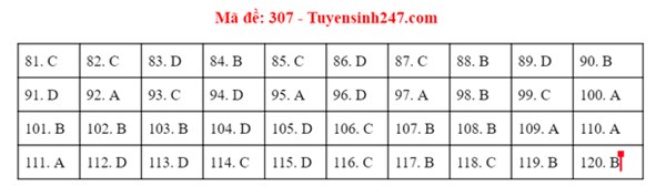 Đáp án đề thi tốt nghiệp THPT 2020 môn GDCD (24 mã đề)-4
