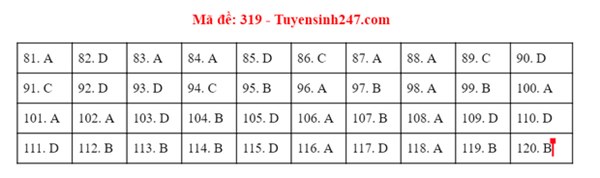 Đáp án đề thi tốt nghiệp THPT 2020 môn GDCD (24 mã đề)-6