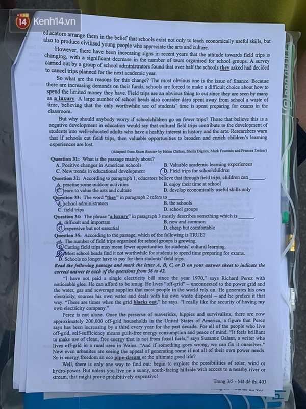Đề thi tiếng Anh tốt nghiệp THPT Quốc gia 2020: Vừa sức, không khó-3