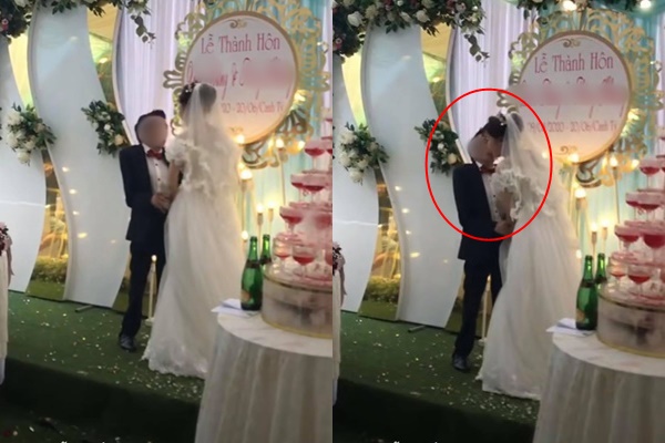 Clip hút trăm nghìn lượt view vì hành động khó hiểu của chú rể trong đám cưới, cả đoàn bê tráp đều ngỡ ngàng còn cô dâu thì ngơ ngác-3