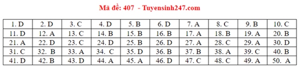 Đáp án đề thi tiếng Anh tốt nghiệp THPT Quốc gia 2020-4