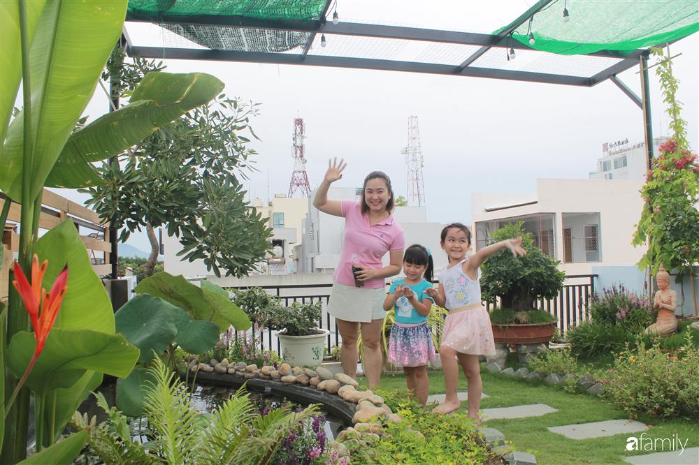 Sân thượng bê tông 40m² biến hình thành khu vườn xanh mát chỉ với 23 triệu đồng ở Đà Nẵng-5