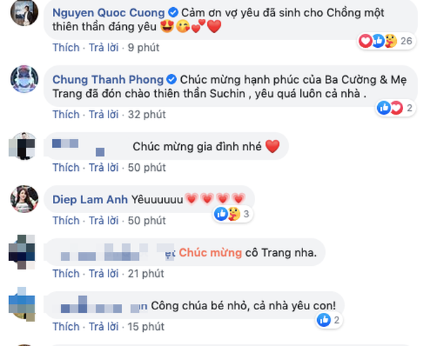 Đàm Thu Trang chính thức lộ diện sau khi hạ sinh ái nữ, Cường Đô La liền nhắn nhủ vợ đầy xúc động!-2