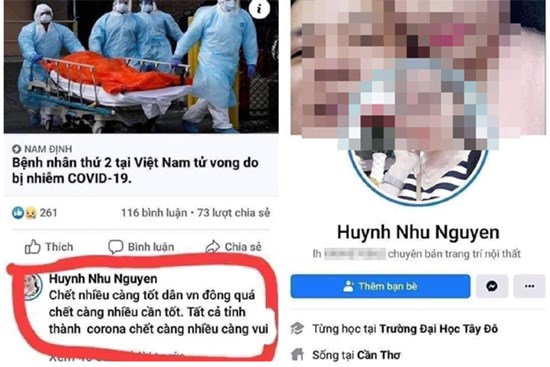 Vợ cũ bình luận cực đoan về COVID-19… để hạ uy tín vợ mới
