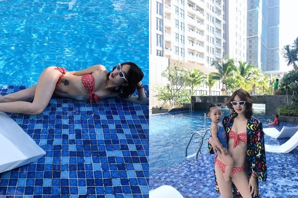 Đọ sắc hội chị em toàn hot mom của Đàm Thu Trang khi làm bà đẻ: Người phá nét không nhận ra, người xinh đến mức bác sĩ phải khen-18