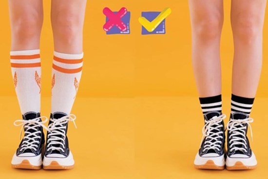 Bí quyết giúp chân dài, thon gọn hơn chỉ nhờ chọn tất