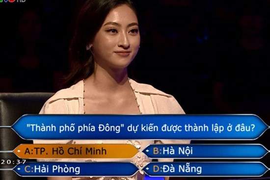 Hoa hậu Lương Thùy Linh chạm tới câu hỏi 40 triệu của 