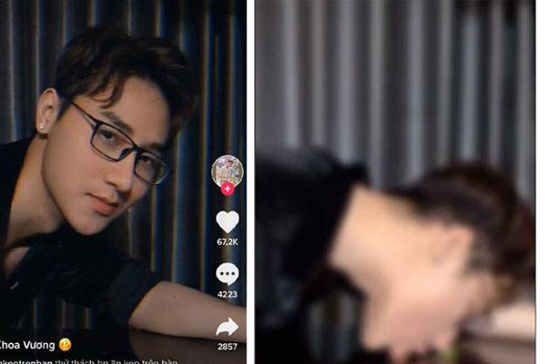 Dân mạng lên án đôi bạn trẻ vô tư livestream cảnh đụng chạm vòng 1 phản cảm-2