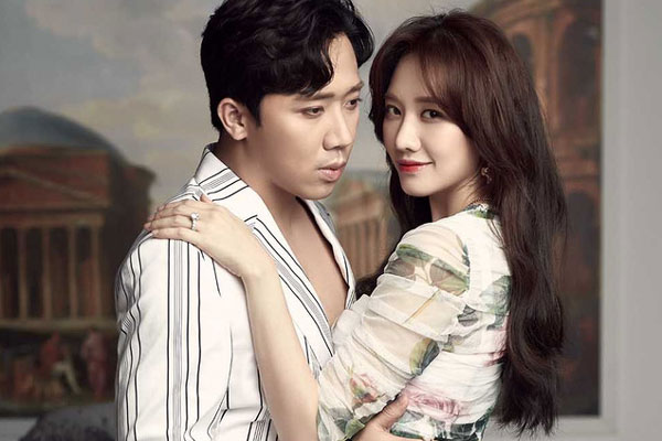 Hari Won bất ngờ lên tiếng về tin đồn Trấn Thành là người thứ ba chen vào mối tình 9 năm giữa cô với Tiến Đạt trên sóng truyền hình-3