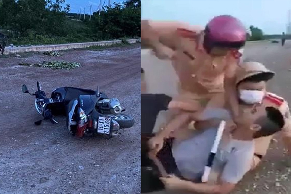 Tài xế khai lý do điều khiển xe tải đẩy chiến sĩ CSGT đi hàng chục mét trên đường ở Ninh Bình-2