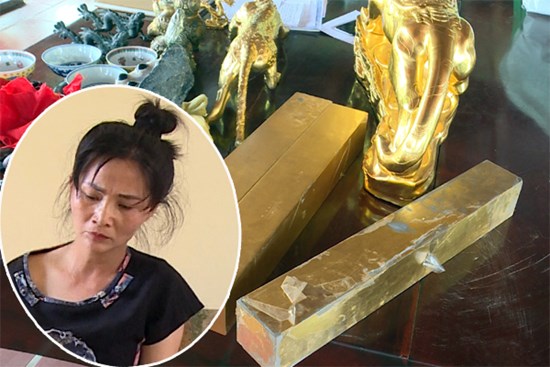 Bên trong căn hầm chứa hàng chục tấn vàng giả của