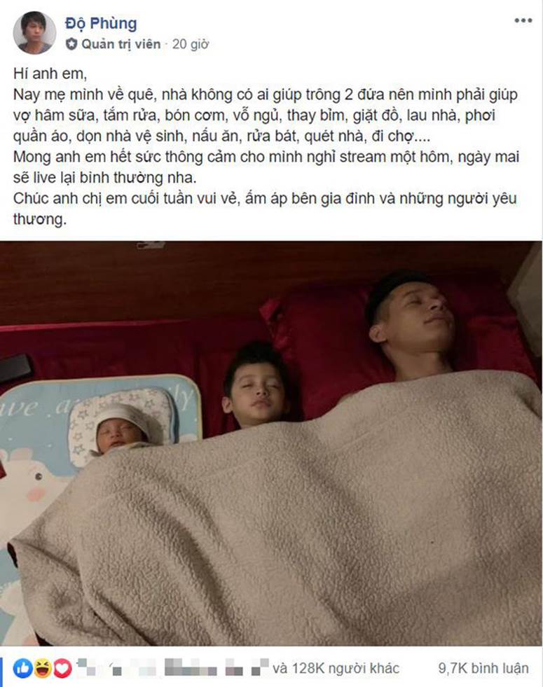 Độ Mixi - 1 trong top 4 streamer giàu nức tiếng lại gây bão với ảnh trông con khi đang live, thế mới nói: Chia tay vì bận lo sự nghiệp chỉ là lý do!-11