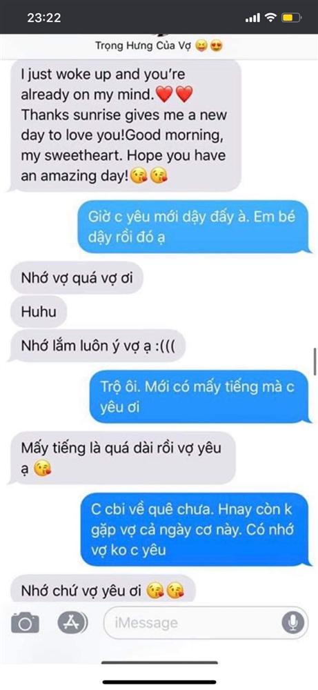 Loạt tin nhắn của ông chồng nổi tiếng và Âu Hà My: Sến súa thế này ai mà theo được anh, tin nhắn cho người tình lúc vợ sẩy thai mới gây chú ý!-5