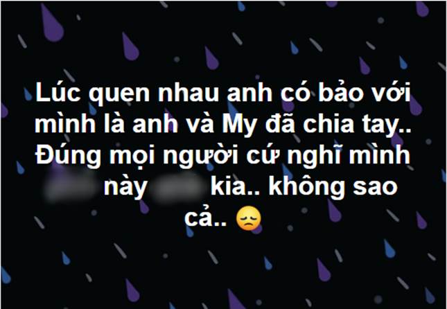 Dân mạng phát hiện tài khoản FB tự nhận là người cặp kè với chồng nữ giảng viên Âu Hà My lên tiếng thanh minh sau lùm xùm bị bắt ghen tại nhà-4