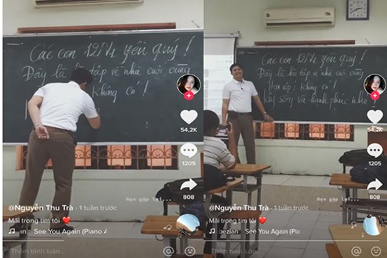Xúc động với ‘bài tập về nhà’ hút hàng vạn lượt yêu thích trên tiktok