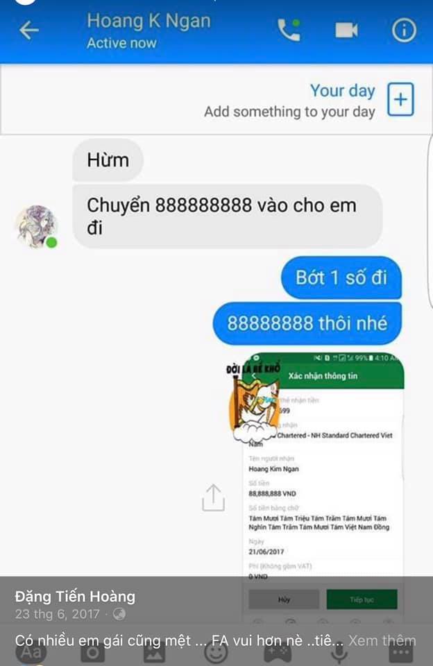 Ngân Sát Thủ mắc quai khi bị bóc phốt nói dối rằng ViruSs không quan tâm nhưng thực tế được chuyển khoản 100 triệu vào ngày sinh nhật-5