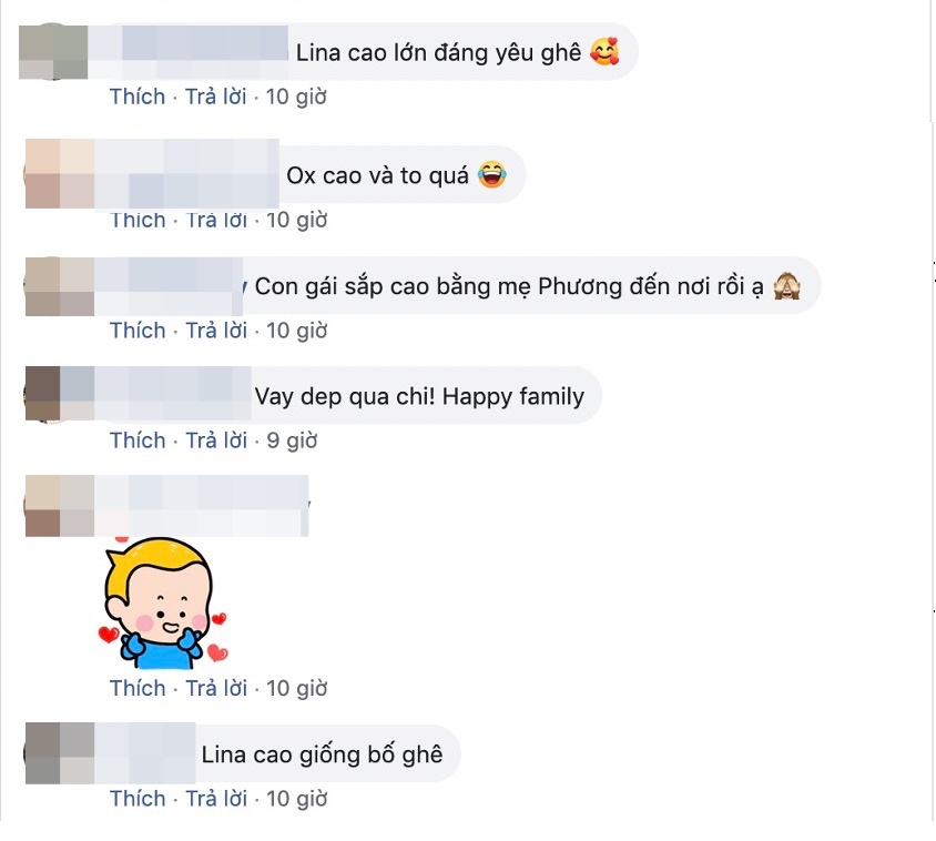 Chiều cao thật của con gái Lan Phương lộ rõ khi đứng cạnh mẹ nấm lùn và bố Tây 2m-4