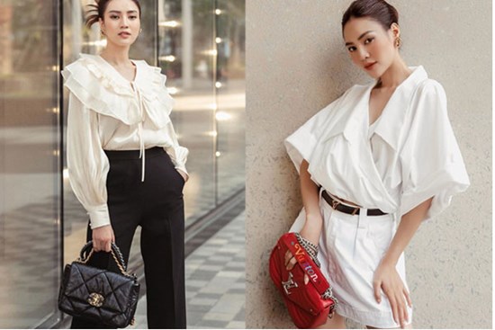 7 cách diện áo blouse trắng của Lan Ngọc: Từ sexy mà vẫn tinh tế cho đến khéo giấu bắp tay to đều đủ cả