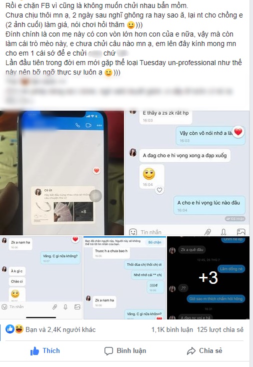 Người yêu cũ nhắn cho chồng nói nhớ, người vợ nhẹ nhàng đáp trả mới nhận ra đây là cô Tuesday nhây nhất lịch sử-1