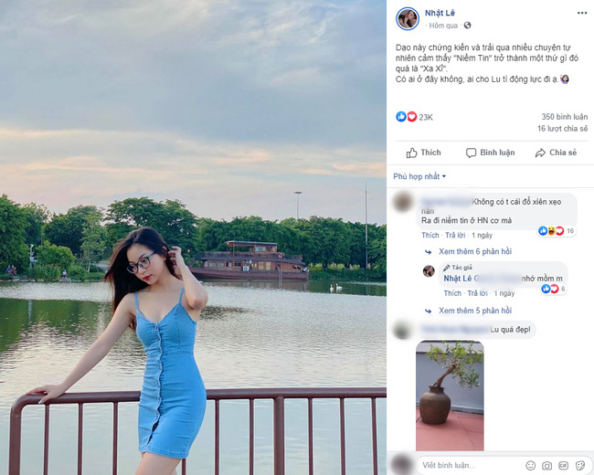 Giữa lùm xùm vụ Âu Hà My tố chồng hot boy ngoại tình, Nhật Lê than thở trên trang cá nhân đầy ẩn ý-2