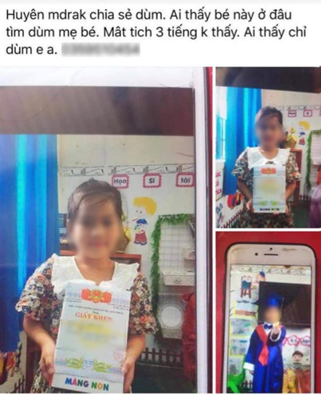 Bỏ quên con gái ở quán gội đầu, mẹ về nhà Livestream rồi báo công an là con gái bị bắt cóc-1