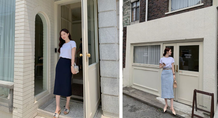 Cứ bám lấy 4 công thức sau đây thì bạn mặc áo thun trắng sẽ luôn đẹp xinh, xịn mịn-3