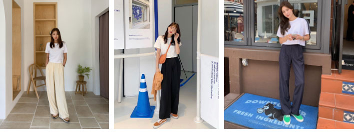 Cứ bám lấy 4 công thức sau đây thì bạn mặc áo thun trắng sẽ luôn đẹp xinh, xịn mịn-4