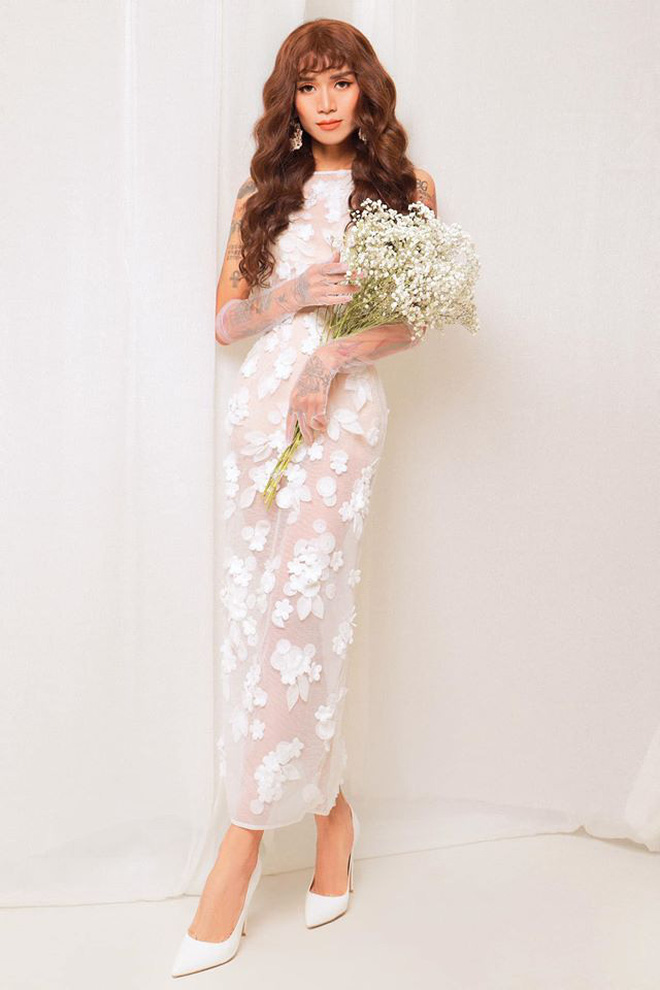 BB Trần hoá cô dâu lộng lẫy: Thần thái ấn tượng, kéo đến ảnh khoe dáng nuột còn bất ngờ hơn-6