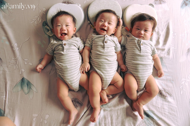 Tan chảy với những khoảnh khắc đáng yêu của 3 nhóc sinh ba cùng trứng giống nhau như in, xứng danh Daehan, Minguk, Manse phiên bản Việt-3
