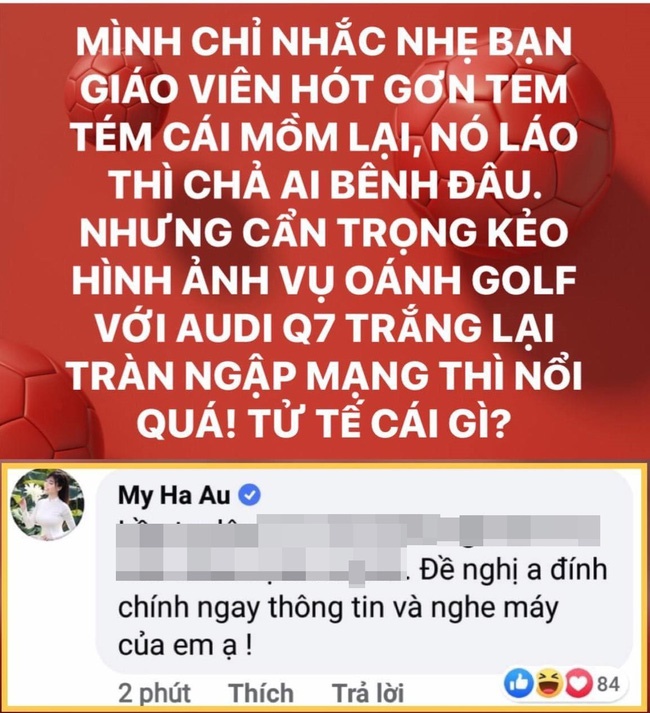 Dính nghi án liên quan đến người đàn ông cùng đánh golf chung, phải chăng Âu Hà My đã từng lên tiếng về thân phận của nhân vật này?-4