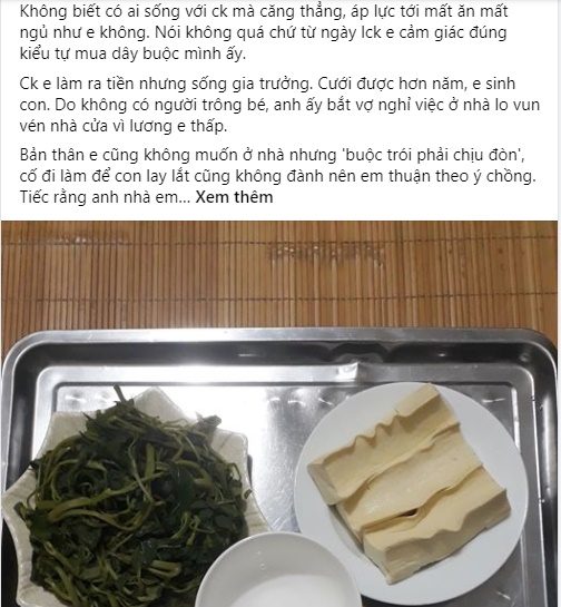 Bị chồng mắng ăn tiêu như phá mả” vì tháng đưa 15 triệu vẫn phải ăn cơm đậu phụ luộc, vợ lẳng lặng đưa bằng chứng” khiến anh im bặt-1