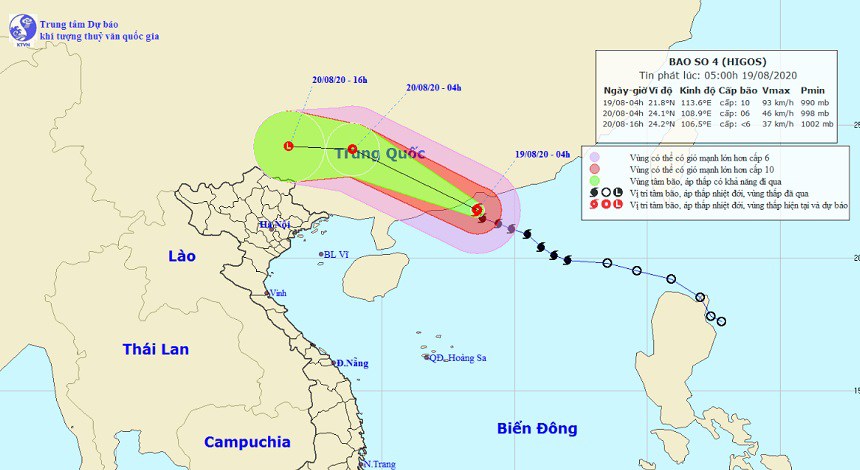 Bão số 4 lao thần tốc vào đất liền, miền Bắc hứng mưa tầm tã nguy cơ ngập lụt-1