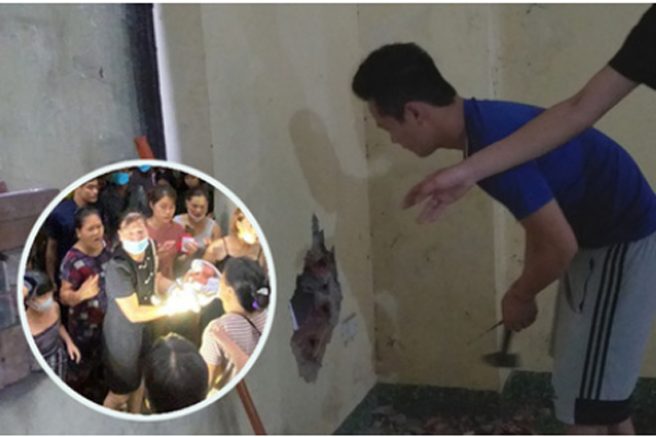 Diễn biến mới nhất về sức khoẻ của cháu bé sơ sinh bị bỏ rơi trong khe tường hẹp giữa 2 ngôi nhà-4