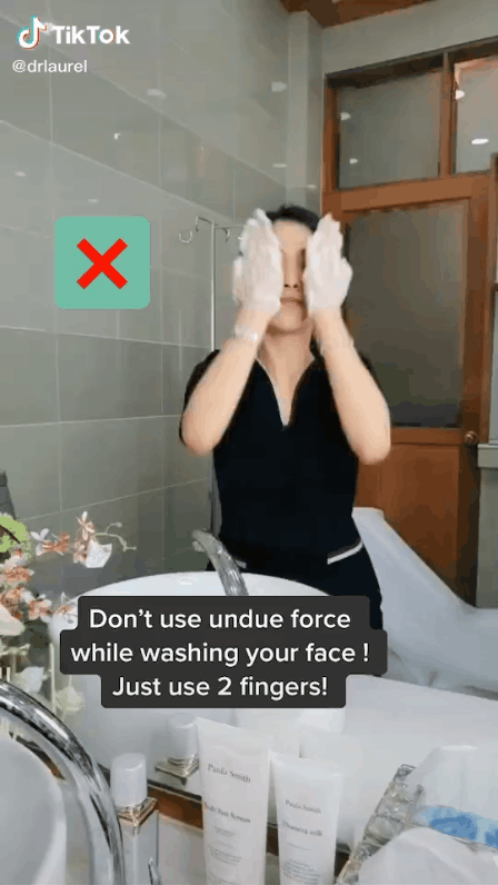 Nhìn clip hướng dẫn rửa mặt đúng cách, chị em nào cũng tá hỏa vì từ trước tới giờ đều làm sai-2