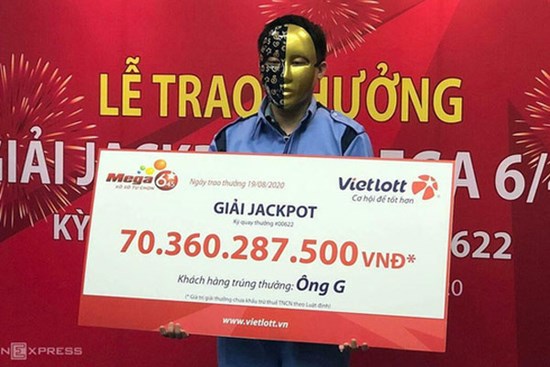 9x ở Hà Nội trúng Vietlott hơn 70 tỷ sau khi mua 1 vé số 10 nghìn đồng