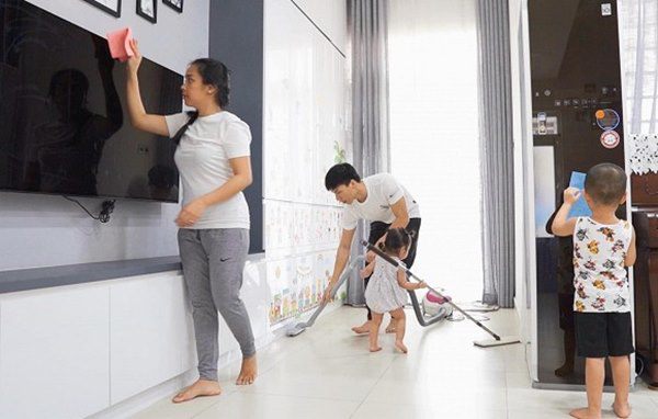 Dọn ra ở riêng, Quốc Nghiệp - Ngọc Mai mua nhà sang, gọn gàng như không có trẻ con-6