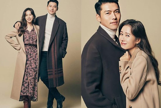 Hyun Bin - Son Ye Jin diện đồ ton-sur-ton 'tình bể bình'