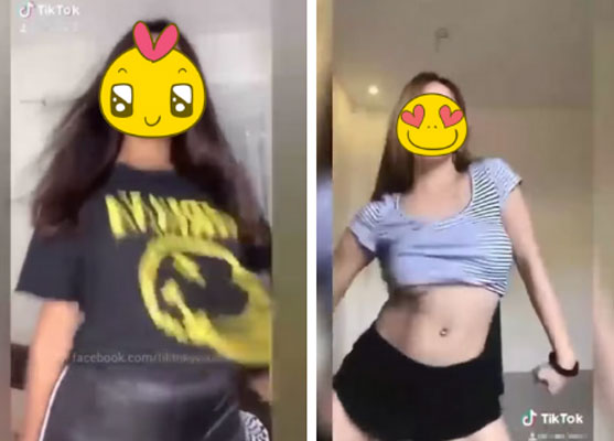 Dân mạng sốc với trào lưu vạch áo khoe vòng 1 phản cảm trên TikTok-1