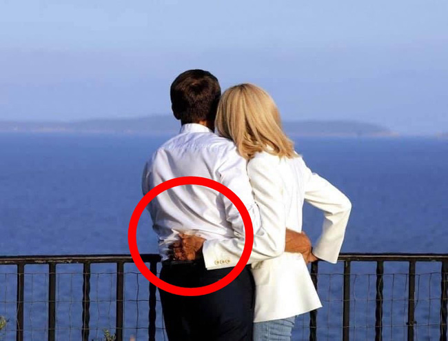 Đệ nhất phu nhân Pháp lộ ảnh tình cảm lãng mạn với chồng nhưng lại bị soi chi tiết kém hoàn mỹ-2