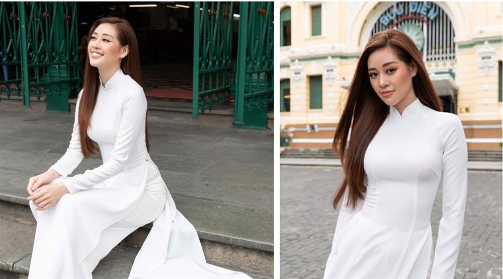 HH Khánh Vân xinh đẹp duyên dáng là thế, mà chỉ vì hàng lông mày ngang phè khiến gương mặt nhìn cứng đơ-5