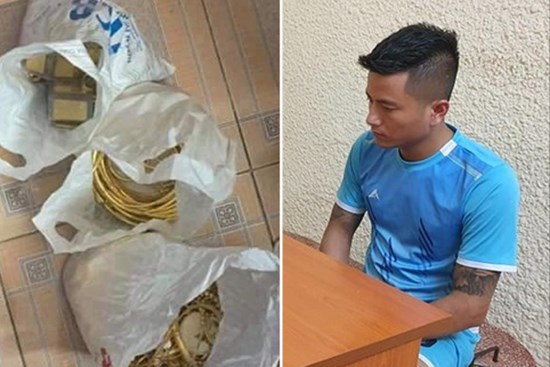 Trộm 350 cây vàng, nghi phạm giấu ở gầm giường nhà bà ngoại