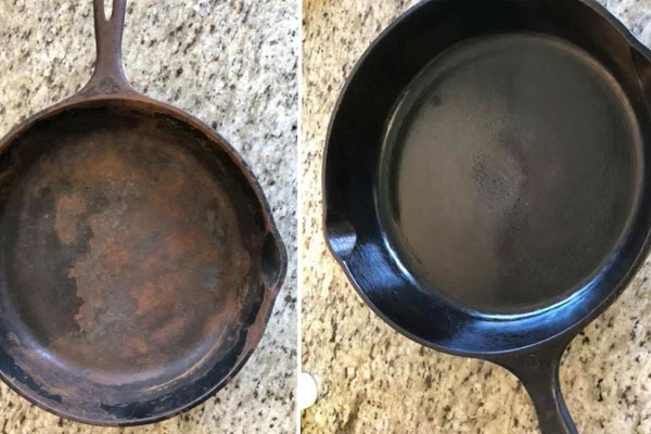 Đổ 1 lon coca vào chiếc chảo cũ, bạn sẽ thấy điều bất ngờ xảy ra-1