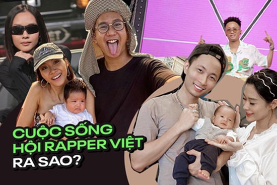 Cuộc sống hôn nhân hội rapper hot nhất Vbiz: Tiến Đạt yên bề ở cơ ngơi hoành tráng, Suboi - Rhymastic khác 180 độ so với Rap Việt