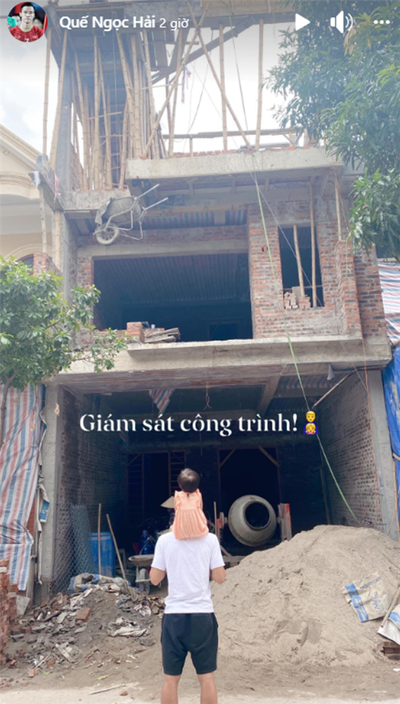 Quế Ngọc Hải đưa con gái đi khảo sát công trình, hé lộ hình ảnh đầu tiên của ngôi nhà mới đang xây-1