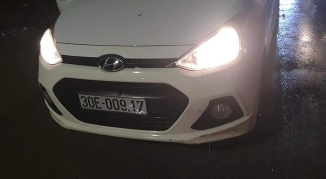 Xác định chủ nhân xe ô tô vụ tài xế nghi say rượu tông gãy chân bé gái rồi bỏ chạy ở Hà Nội-1